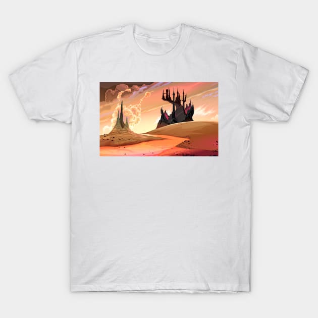 Landscape Fantasy T-Shirt by ddraw